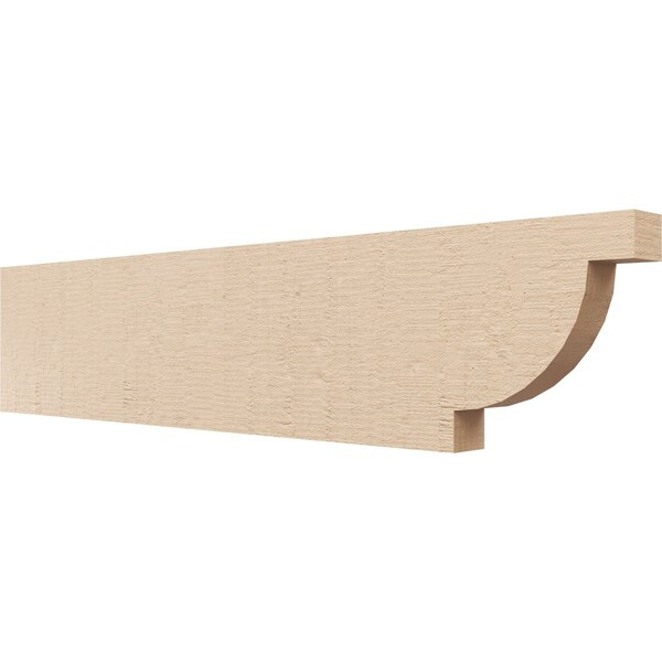 Ekena Millwork 2in. W x 8in. H x 36in. L Alpine Woodgrain TimberThane Rafter Tail, Primed Tan RFTUR02X08X36ALPRCPR - main